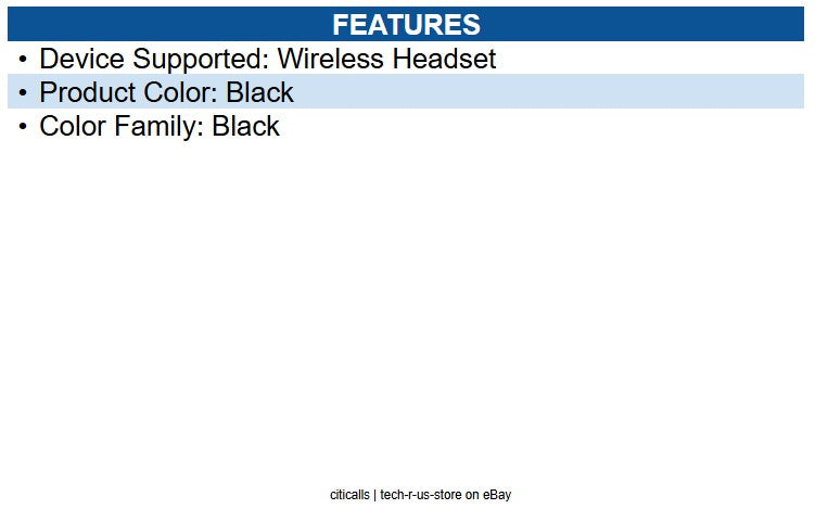 HP Poly 85T32AA#ABA Cradle Wireless Headset - Charging Capability - Black