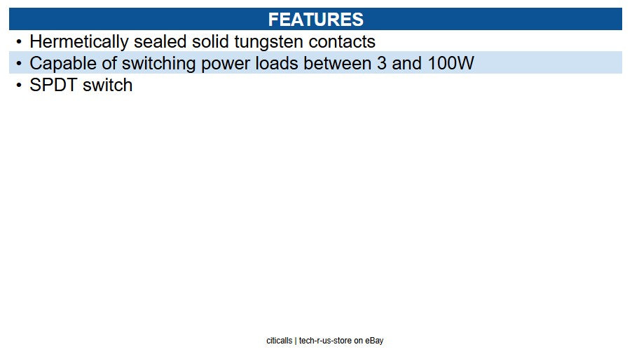 GRI 8709HP Switch Set, 4402-A with Hsr-634Wt