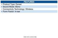HP Poly 8L7F4AA#ABA Savi 8445 Office DECT 1920-1930 MHz Convertible Headset TAA