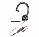 HP Poly 8M3U4AA#ABA Blackwire 3315 Headset +USB-C/A Adapter TAA - Mono