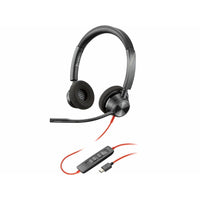 HP Poly 8M3U9AA#ABA Blackwire 3320 Headset +USB-C/A Adapter TAA - Wired