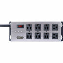 StarTech 8N515S12-POWER-STRIP 8-Outlet Industrial Power Strip 125V/15A