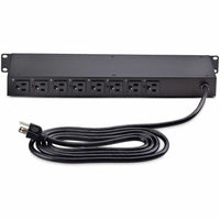 StarTech 8NS8-RACK-MOUNT-PDU 8-Outlet Horizontal Rack Mount PDU, 1U Power Strip