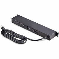 StarTech 8NS8-RACK-MOUNT-PDU 8-Outlet Horizontal Rack Mount PDU, 1U Power Strip