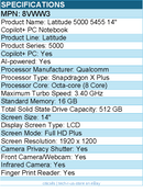 Dell 8VWW3 Latitude 5000 5455 14" Copilot+ PC Notebook - Titan Gray