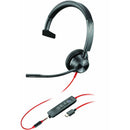 HP Poly 8X218AA Blackwire 3315 Headset - Microsoft Teams Certification - 7 ft