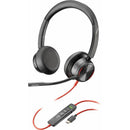 HP Poly 8X223AA Blackwire 8225 Headset - Stereo - USB Type C - Wired - 32 Ohm