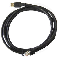Datalogic 90A052302 Cable, USB+PWR,TPUW, Straight, 2M, Black
