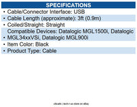 Datalogic 90A052363 USB-A Data Transfer Cable 3.28 ft USB-A Data Transfer Cable