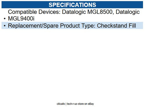 Datalogic 90ACC0119 Kit Checkstand Fill Magellan 8500Xt/9800i from NCR 7870/7875