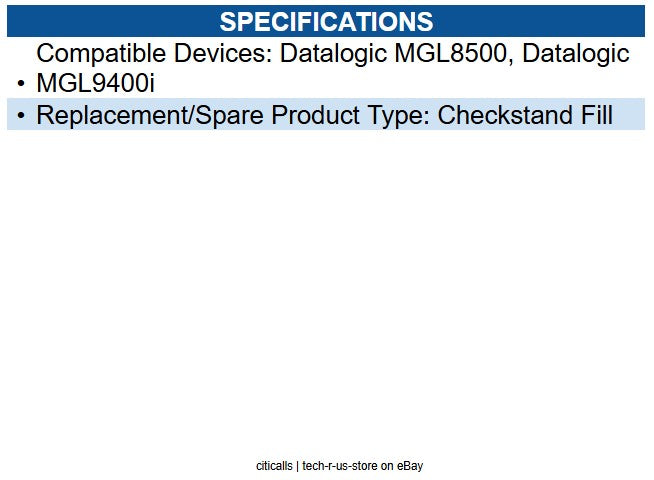 Datalogic 90ACC0119 Kit Checkstand Fill Magellan 8500Xt/9800i from NCR 7870/7875