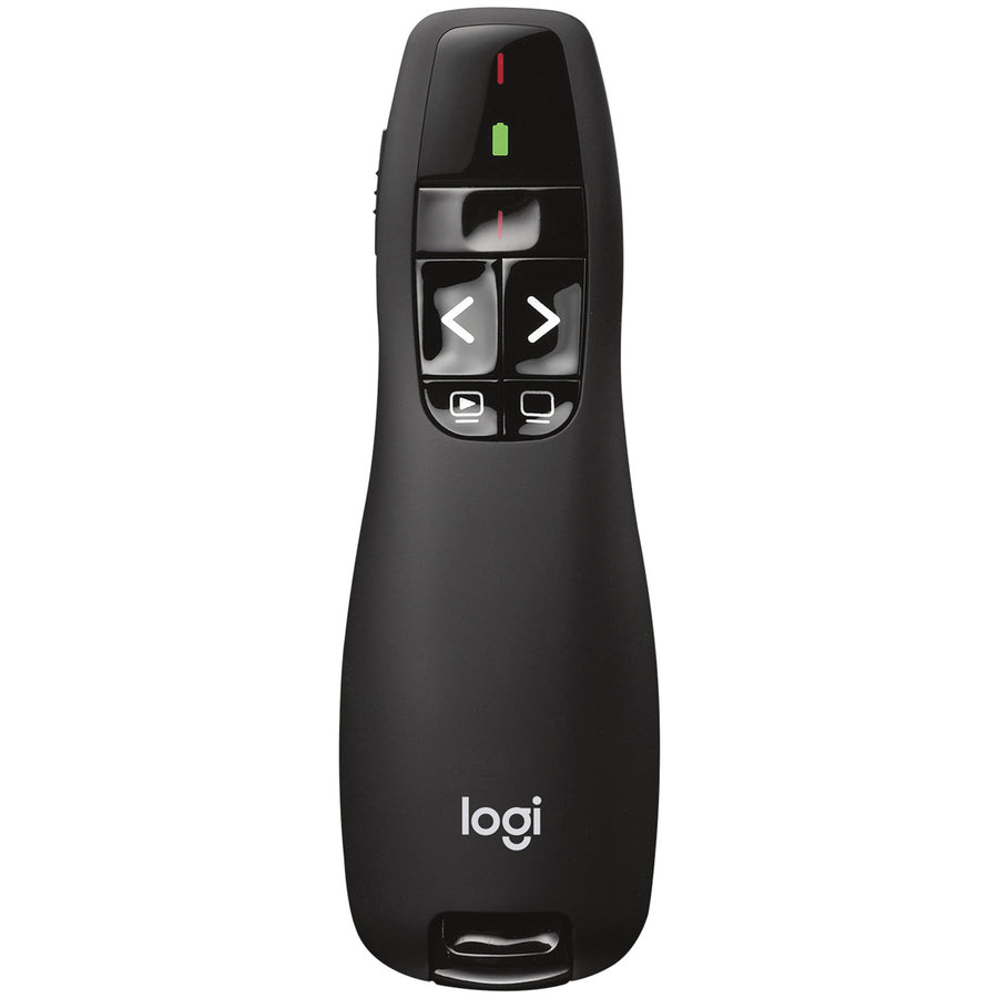 Logitech 910-001354 Wireless Presenter R400 - Laser - USB - Black