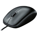 Logitech 910-001439 B100 Optical USB Mouse - 5.91 ft Cable - Black