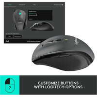 Logitech 910-001935 M705 Marathon Wireless Mouse, 2.4 GHz USB Unifying Receiver