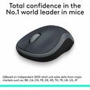 Logitech 910-002225 M185 Wireless Mouse, 2.4GHz with USB Mini Receiver