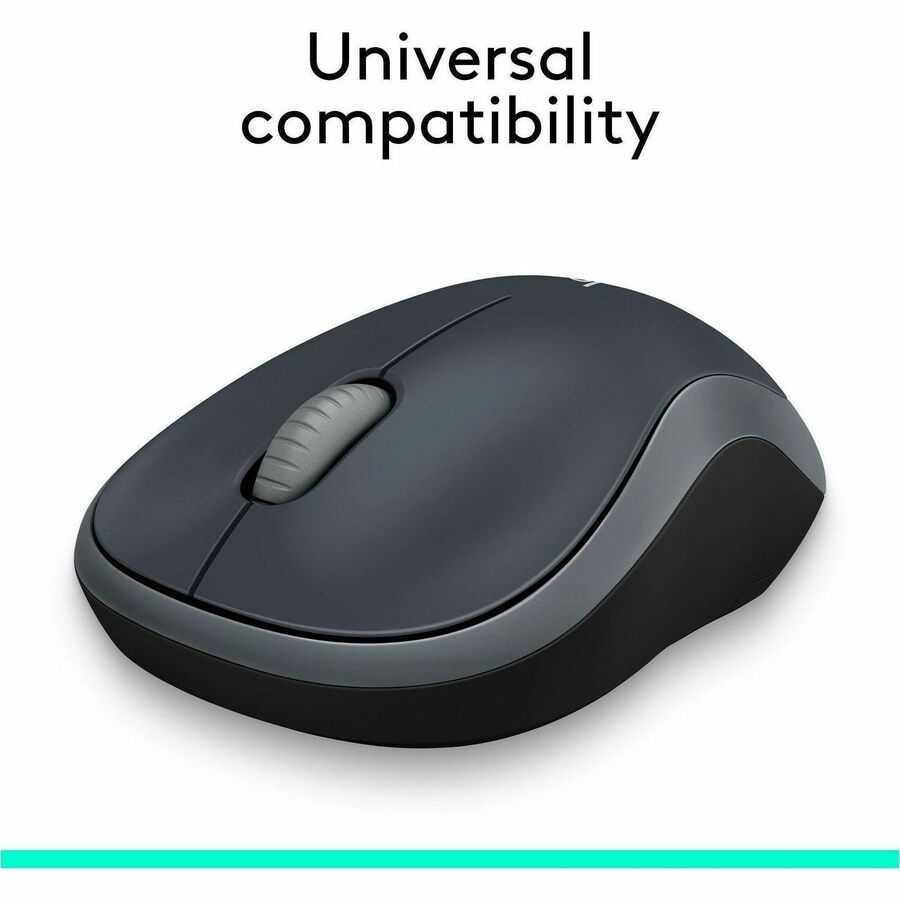 Logitech 910-002225 M185 Wireless Mouse, 2.4GHz with USB Mini Receiver