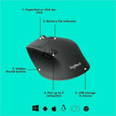 Logitech 910-004790 M720 Triathlon Multi-Device Wireless Mouse, Bluetooth -Black