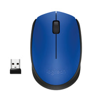 Logitech 910-004800 M170 Wireless Mouse - Optical - USB 2.0 - 1000 dp - Blue
