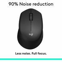 Logitech 910-004905 M330 SILENT PLUS Wireless Mouse, 2.4GHz w USB Receiver