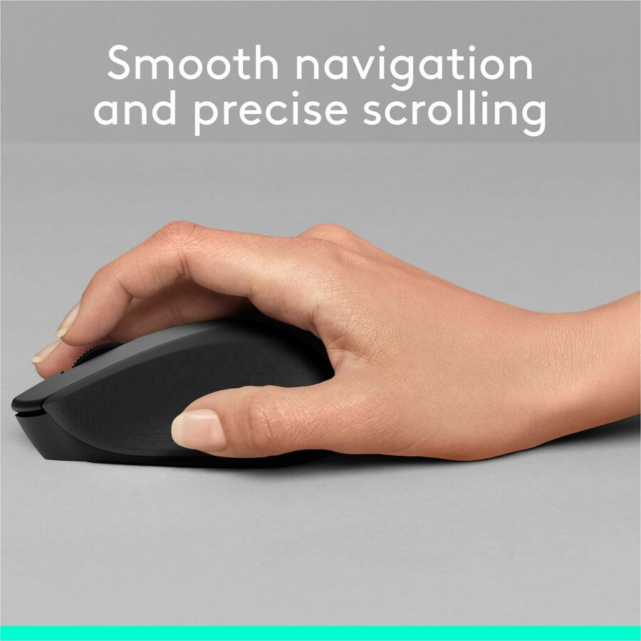Logitech 910-004905 M330 SILENT PLUS Wireless Mouse, 2.4GHz w USB Receiver