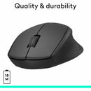 Logitech 910-004905 M330 SILENT PLUS Wireless Mouse, 2.4GHz w USB Receiver