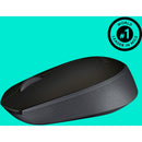 Logitech 910-004940 Wireless Mouse M170 (Black) - Optical - Radio Frequency