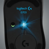 Logitech 910-005638 G703 LIGHTSPEED Wireless Gaming Mouse - Black