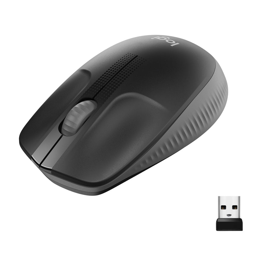 Logitech 910-005901 Wireless Mouse M190 - Full Size Ambidextrous Curve Design