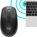Logitech 910-005901 Wireless Mouse M190 - Full Size Ambidextrous Curve Design