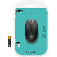 Logitech 910-005901 Wireless Mouse M190 - Full Size Ambidextrous Curve Design