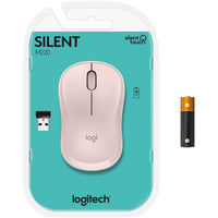 Logitech 910-006126 M220 SILENT Wireless Mouse, 2.4 GHz with USB Receiver