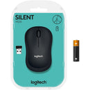 Logitech 910-006127 M220 SILENT Wireless Mouse, 2.4 GHz with USB Receiver