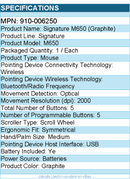 Logitech 910-006250 Signature M650 Wireless Mouse - Optical - Graphite