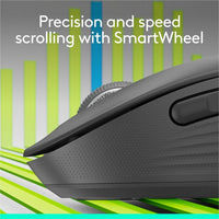 Logitech 910-006250 Signature M650 Wireless Mouse - Optical - Graphite