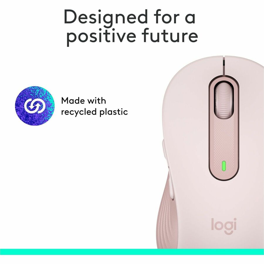 Logitech 910-006251 Signature M650 Wireless Mouse - Optical - Rose