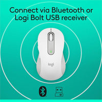 Logitech 910-006252 Signature M650 Wireless Mouse - Optical - Off White