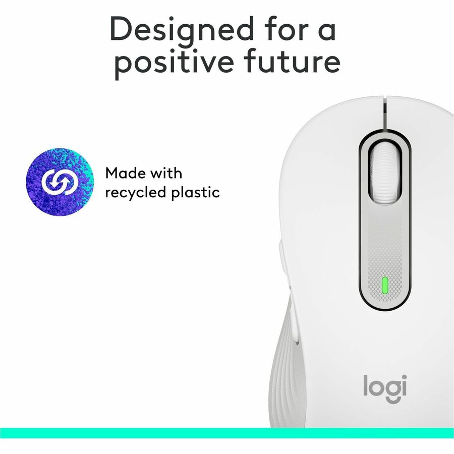 Logitech 910-006252 Signature M650 Wireless Mouse - Optical - Off White