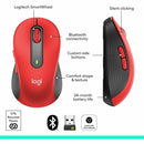 Logitech 910-006358 Signature M650 L Full Size Wireless Mouse - Red