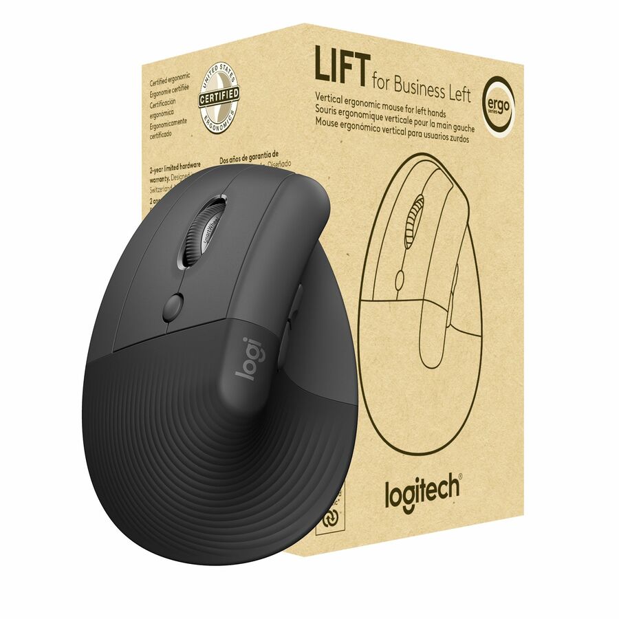 Logitech 910-006492 Lift for Business Left, Vertical Ergonomic Mouse