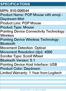 Logitech 910-006544 POP Mouse, Wireless Mouse - Bluetooth - Daydream