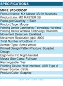 Logitech 910-006581 MX Master 3S for Business, Wireless Mouse with Quiet Clicks