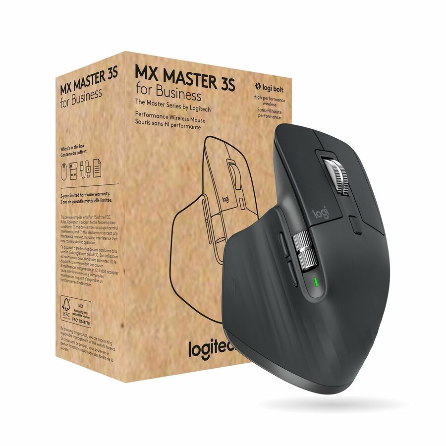 Logitech 910-006581 MX Master 3S for Business, Wireless Mouse