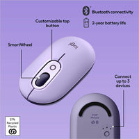 Logitech 910-006624 POP Mouse, Wireless Mouse - Scroll Wheel