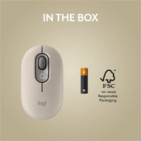 Logitech 910-006625 POP Mouse, Wireless Mouse - Bluetooth - Mist
