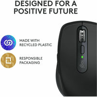 Logitech 910006928 MX Anywhere 3S Compact Wireless Mouse - 6 Button(s) - Black