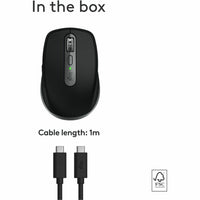 Logitech 910-006945 MX Anywhere 3S Mouse - Quiet Clicks - Space Gray