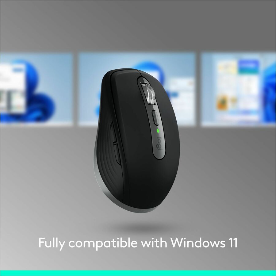 Logitech 910-006945 MX Anywhere 3S Mouse - Quiet Clicks - Space Gray