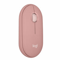 Logitech 910007023 M350s Pebble Mouse 2 (Tonal Rose) - Wireless - Optical