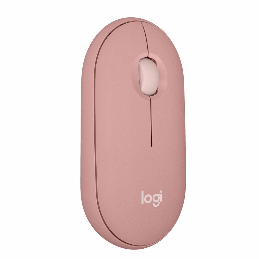 Logitech 910007023 M350s Pebble Mouse 2 (Tonal Rose) - Wireless - Optical