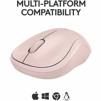 Logitech 910-007117 M240 Silent Bluetooth Mouse (Rose) - Wireless - Bluetooth